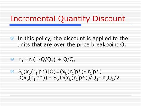 channel coordination and quantity discounts.